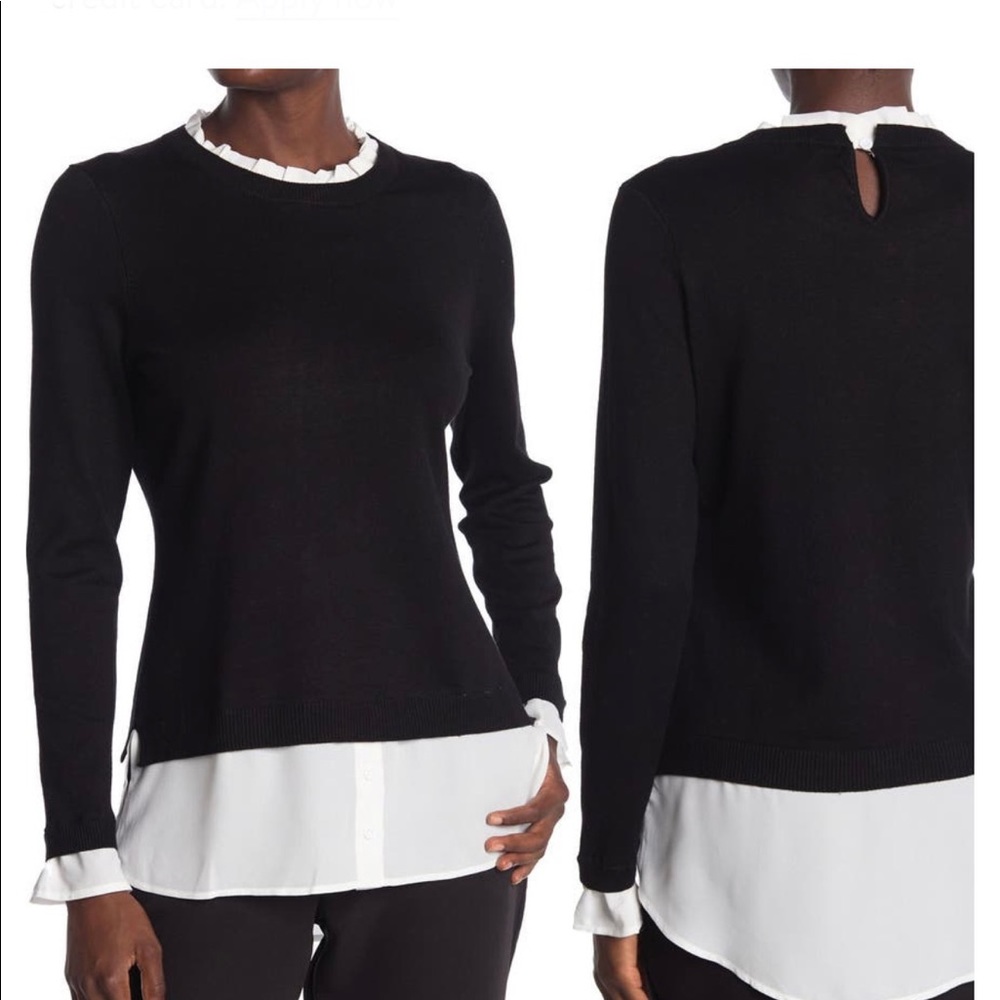 ❤️Sold❤️ Adrianna Papell Sweater Black